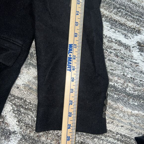 Ralph Lauren Camel Hair Coat 44R Black Jacket Blazer Sports Coat Preppy Classic - Picture 16 of 16